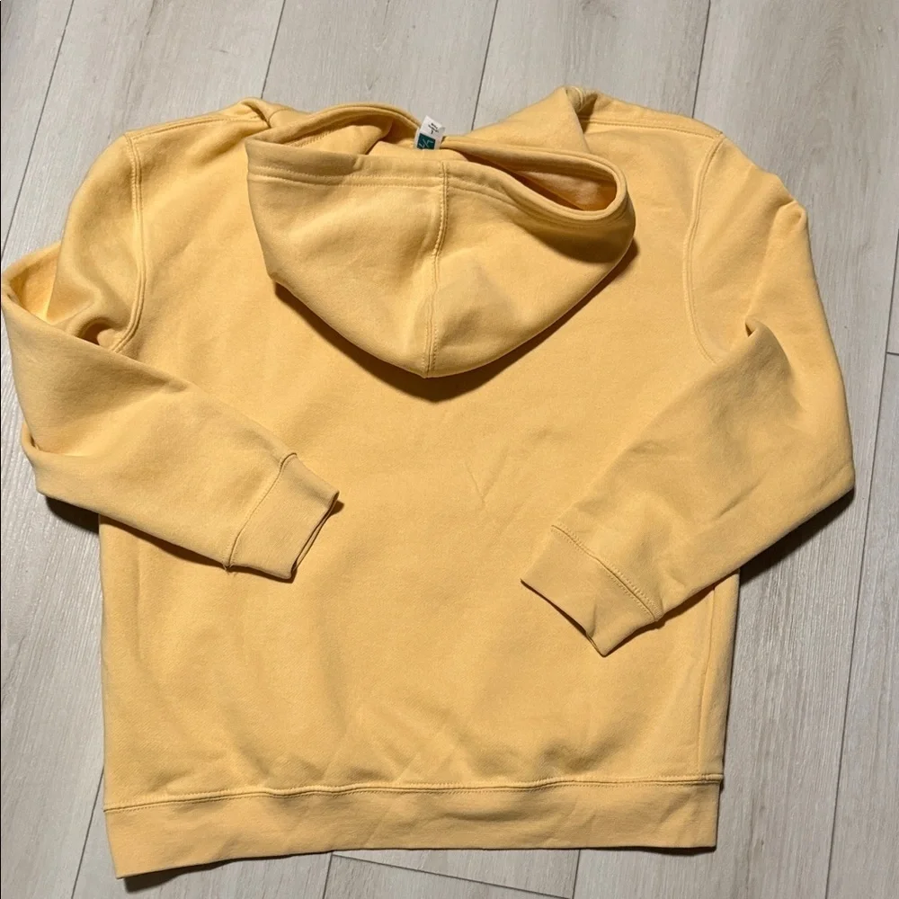 Lane Seven Girl’s Yellow Graphic Hooded Sweatshirt - Youth Size L) “Bear Lake”